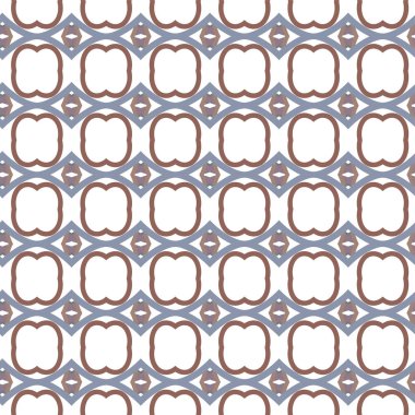 geometrik süsleme biçiminde kusursuz vektör deseni