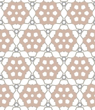 geometrik süsleme biçiminde kusursuz vektör deseni