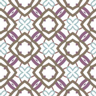 Kusursuz Vektör Deseni. Geometrik Süsleme Biçiminde Arkaplan DokusuName.