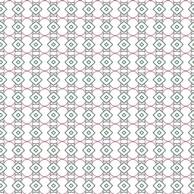 Kusursuz Vektör Deseni. Geometrik Süsleme Biçiminde Arkaplan DokusuName.
