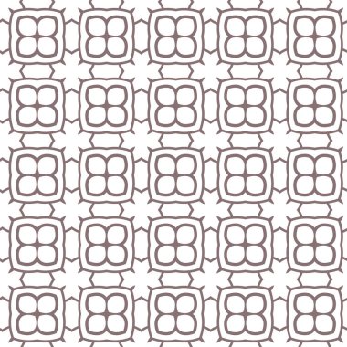 Geometrik süslemeli vektör deseni. Kusursuz tasarım dokusu.