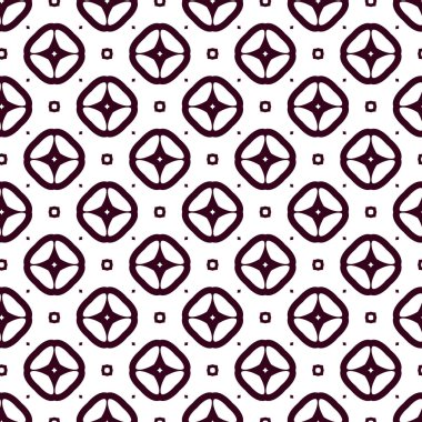 geometrik süsleme biçiminde kusursuz vektör deseni