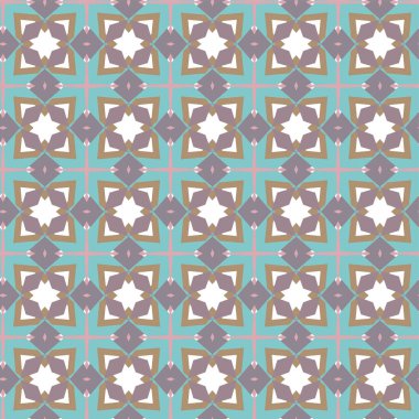 Dikişsiz geometrik süs vektör deseni. Soyut arka plan