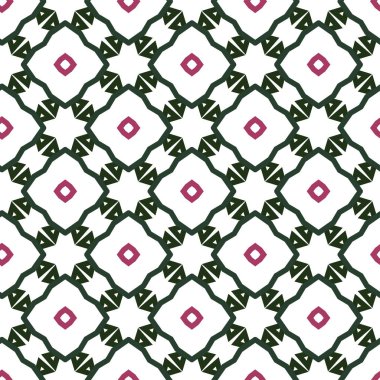 Kusursuz Vektör Deseni. Geometrik Süsleme Biçiminde Arkaplan DokusuName.