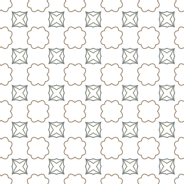 Бесшовный геометрический орнаментальный векторный рисунок. Абстрактный фон
