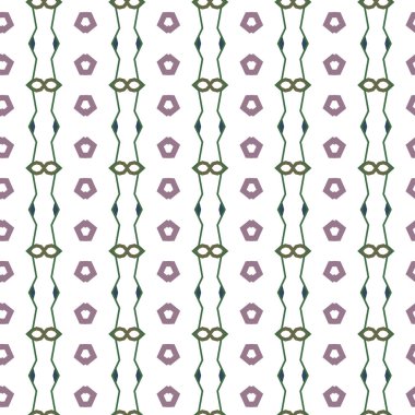 Geometrik süslemeli vektör deseni. Kusursuz tasarım dokusu.