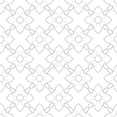 Geometrik süslemeli vektör deseni. Kusursuz tasarım dokusu.