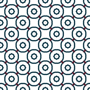 Dikişsiz geometrik süs vektör deseni. Soyut arka plan