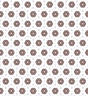 Geometrik süslemeli vektör deseni. Kusursuz tasarım dokusu.