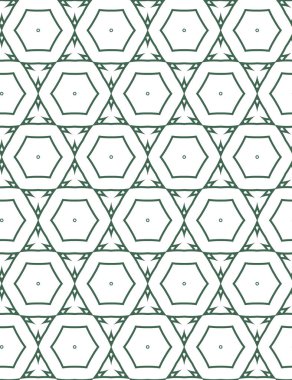 Geometrik süslemeli vektör deseni. Kusursuz tasarım dokusu.