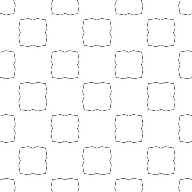Geometrik süslemeli vektör deseni. Kusursuz tasarım dokusu.