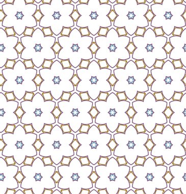 Geometrik süslemeli vektör deseni. Kusursuz tasarım dokusu.