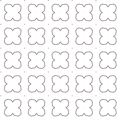 Dikişsiz geometrik süs vektör deseni. Soyut arka plan