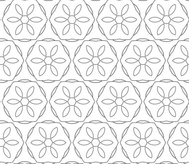 Dikişsiz geometrik süs vektör deseni. Soyut arka plan