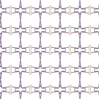 Dikişsiz geometrik süs vektör deseni. Soyut arka plan