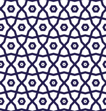 Dikişsiz geometrik süs vektör deseni. Soyut arka plan