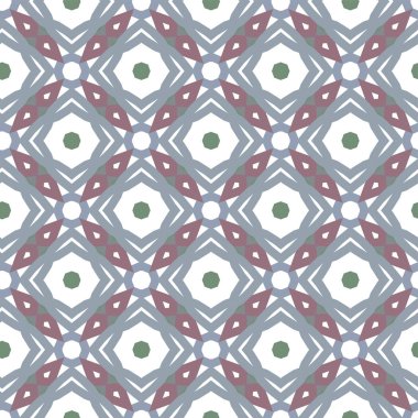 Dikişsiz geometrik süs vektör deseni. Soyut arka plan