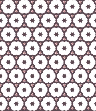 geometrik süsleme biçiminde kusursuz vektör deseni