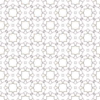 geometrik süsleme biçiminde kusursuz vektör deseni