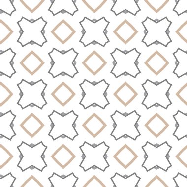 geometrik süsleme biçiminde kusursuz vektör deseni