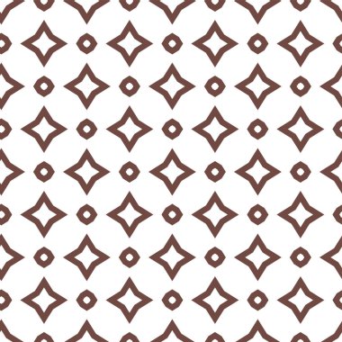 geometrik süsleme biçiminde kusursuz vektör deseni