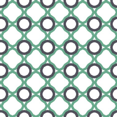 Dikişsiz geometrik süs vektör deseni. Soyut arka plan