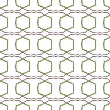 geometrik süsleme biçiminde kusursuz vektör deseni