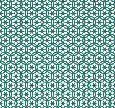 geometrik süsleme biçiminde kusursuz vektör deseni