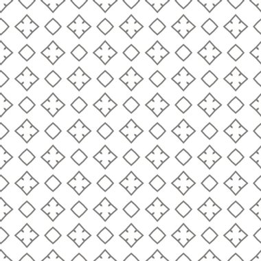 geometrik süsleme biçiminde kusursuz vektör deseni