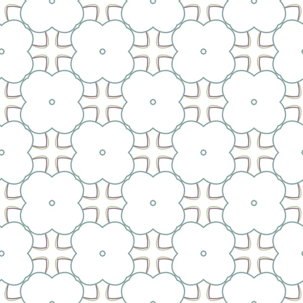 Motif Vectoriel Sans Couture Dans Style Ornemental Géométrique — Image vectorielle