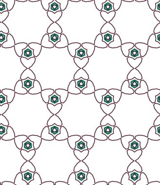 Kusursuz Vektör Deseni. Geometrik Süsleme Biçiminde Arkaplan DokusuName.