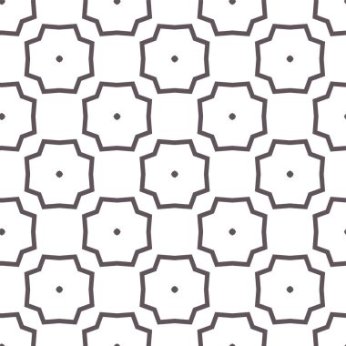 Kusursuz Vektör Deseni. Geometrik Süsleme Biçiminde Arkaplan DokusuName.
