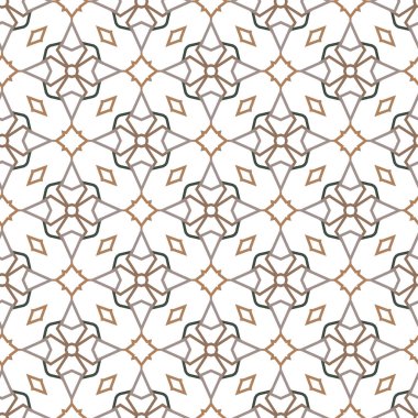 Kusursuz Vektör Deseni. Geometrik Süsleme Biçiminde Arkaplan DokusuName.