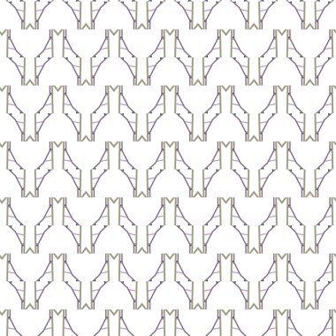 Geometrik süslemeli vektör deseni. Kusursuz tasarım dokusu.