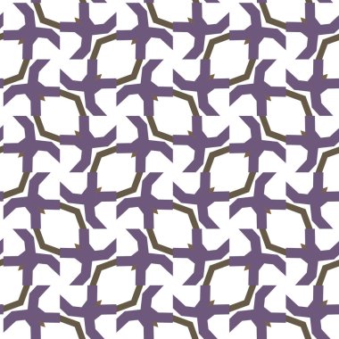 Geometrik süslemeli vektör deseni. Kusursuz tasarım dokusu.