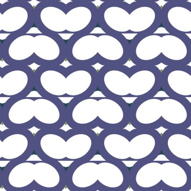 geometrik süsleme biçiminde kusursuz vektör deseni