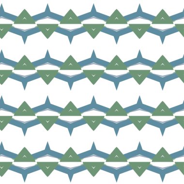 geometrik süsleme biçiminde kusursuz vektör deseni