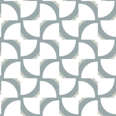 Geometrik süslemeli vektör deseni. Kusursuz tasarım dokusu.