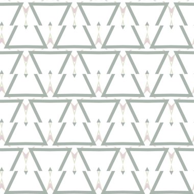 Geometrik süslemeli vektör deseni. Kusursuz tasarım dokusu.