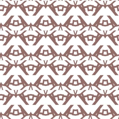 Kusursuz Vektör Deseni. Geometrik Süsleme Biçiminde Arkaplan DokusuName.