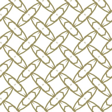 Kusursuz Vektör Deseni. Geometrik Süsleme Biçiminde Arkaplan DokusuName.