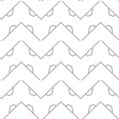 Kusursuz Vektör Deseni. Geometrik Süsleme Biçiminde Arkaplan DokusuName.