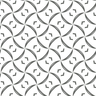 geometrik süsleme biçiminde kusursuz vektör deseni
