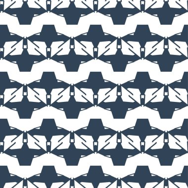 Kusursuz Vektör Deseni. Geometrik Süsleme Biçiminde Arkaplan DokusuName.