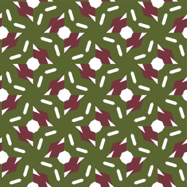 Kusursuz Vektör Deseni. Geometrik Süsleme Biçiminde Arkaplan DokusuName.