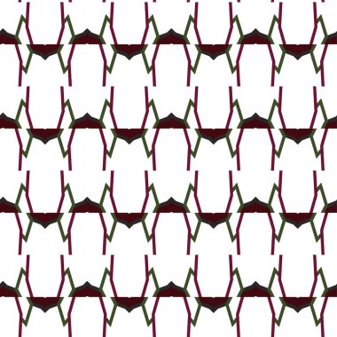 Kusursuz Vektör Deseni. Geometrik Süsleme Biçiminde Arkaplan DokusuName.