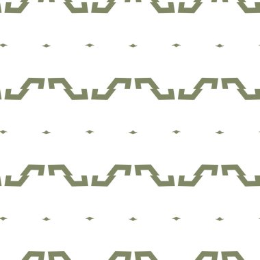 Geometrik süslemeli vektör deseni. Kusursuz tasarım dokusu.