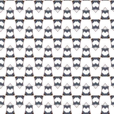 geometrik süsleme biçiminde kusursuz vektör deseni