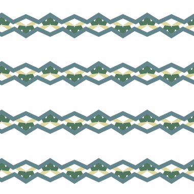 geometrik süsleme biçiminde kusursuz vektör deseni