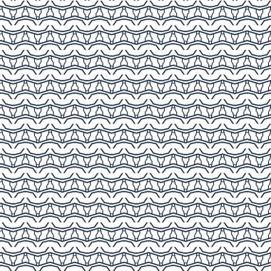 geometrik süsleme biçiminde kusursuz vektör deseni